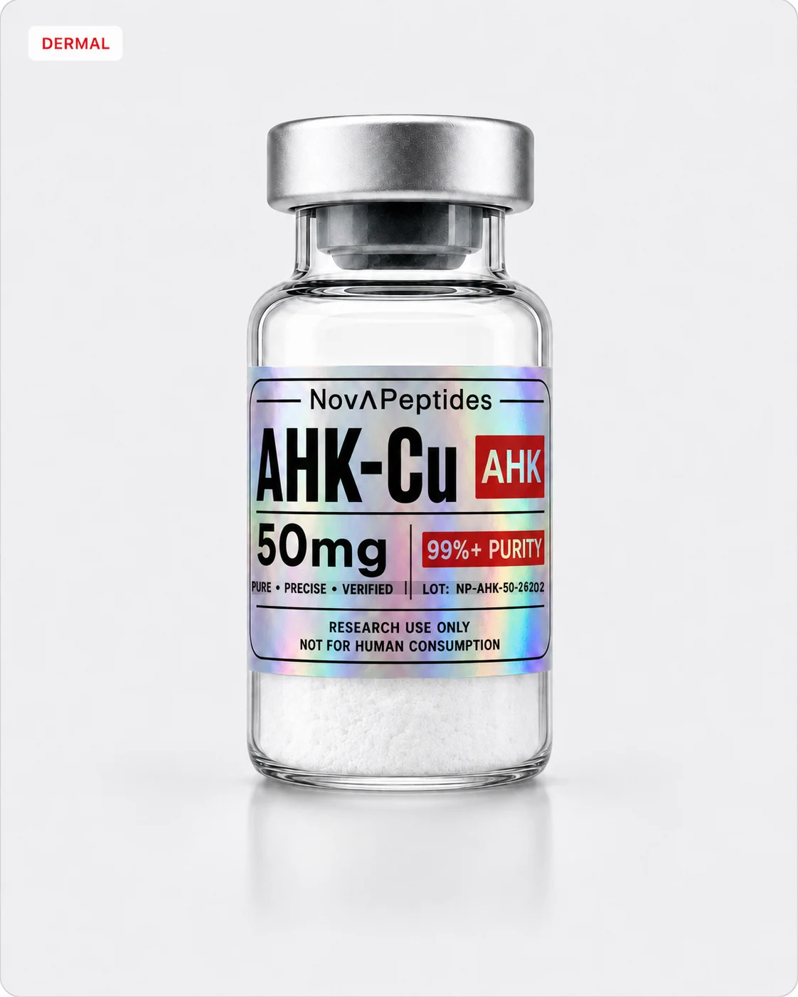 Vial de AHK-Cu Nova Peptides
