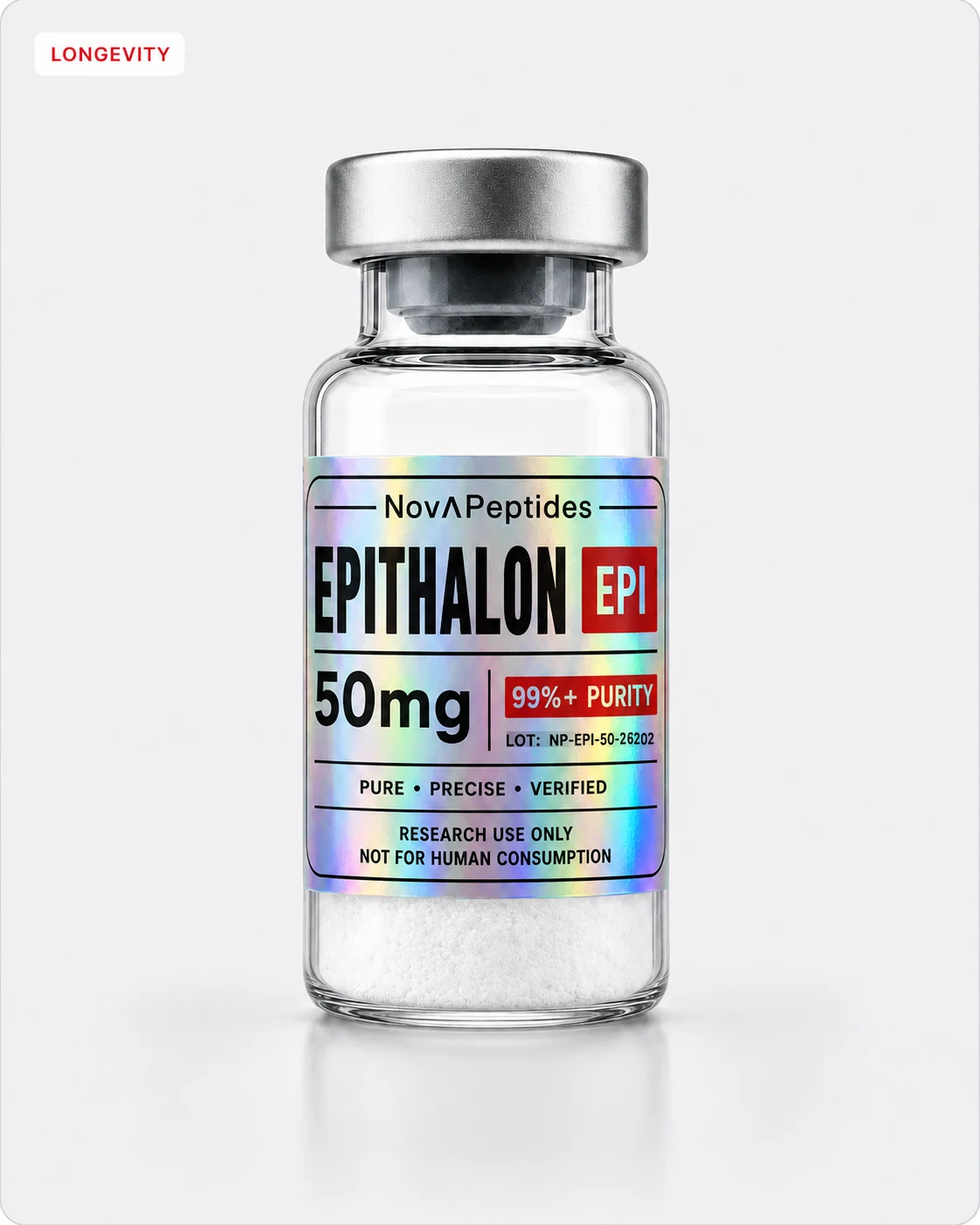 Vial de Epithalon 50 mg Nova Peptides