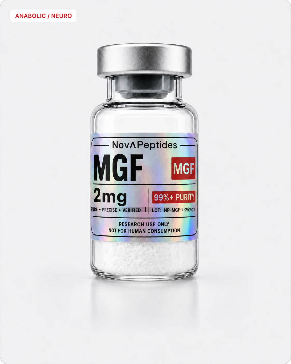 Vial de MGF Nova Peptides