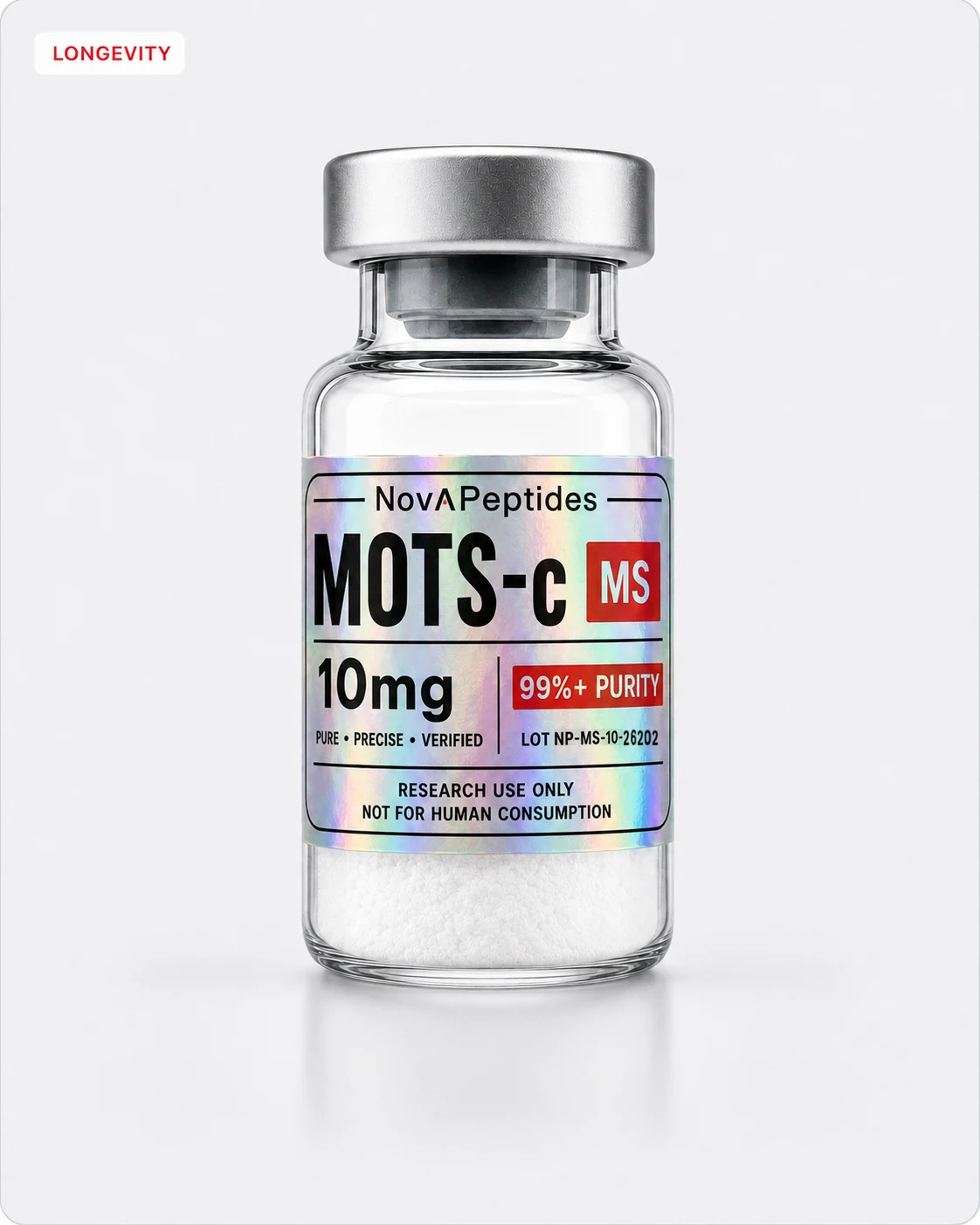 Vial de MOTS-c Nova Peptides