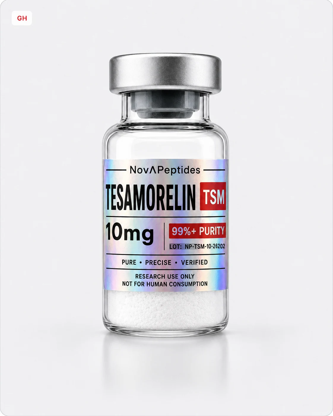 Vial de Tesamorelina 10 mg Nova Peptides